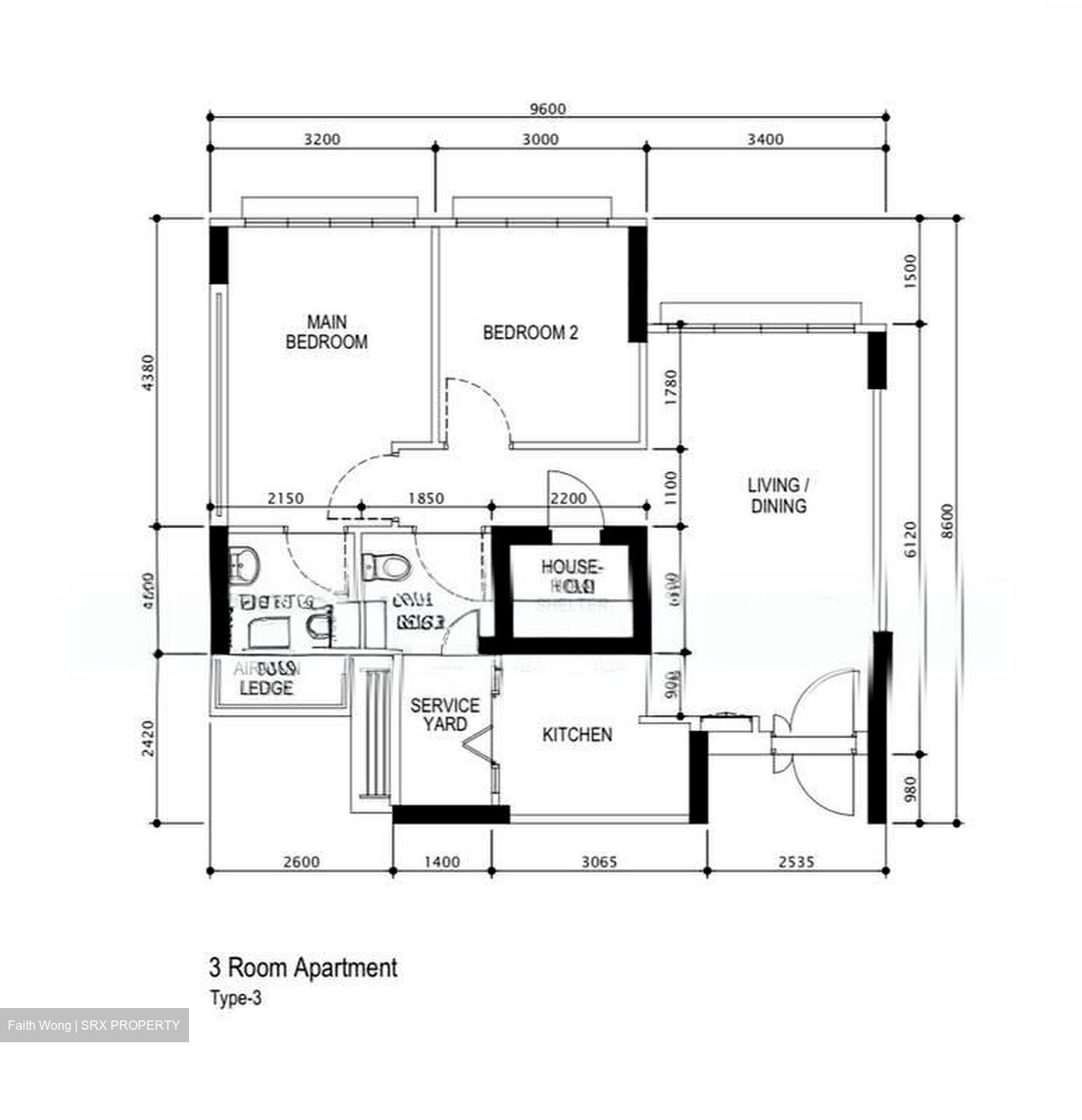 Blk 18C Macpherson Residency (Geylang), HDB 3 Rooms #571598791